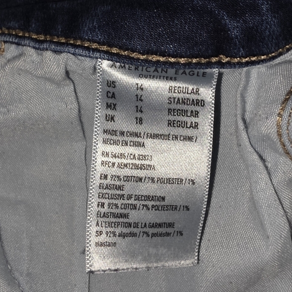 American Eagle Outfitters Navy Skinny Jeans - Picture 4 of 4